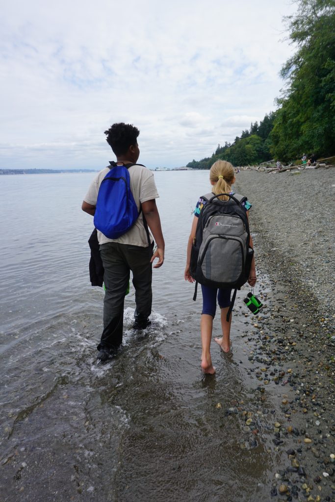 Outside In - Daycamp kids at Owen Beach